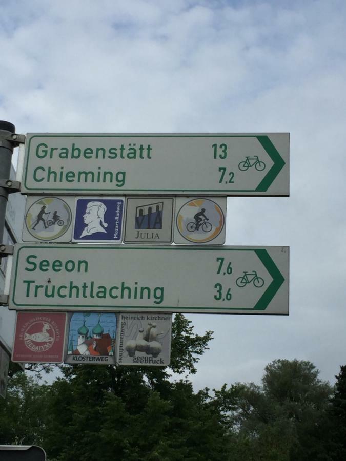 Ferienwohnung Seebruck Am Chiemsee ゼーオン・ゼーブルック エクステリア 写真